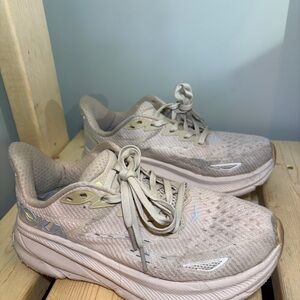 Hoka Women's Beige Athletic Shoes
